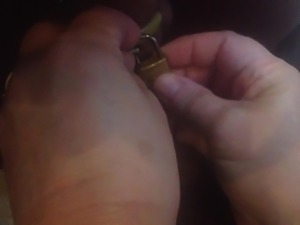 Wife locking me in chastity