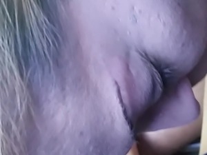Sarah blows me and I cum in her mouth