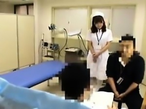 Delightful Japanese nurses satisfy their lust for sucking a