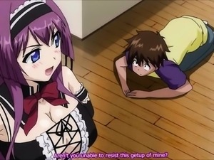 Hentai Couple Plays a Dirty Maid Game