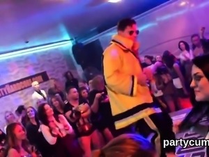Flirty teens get completely crazy and nude at hardcore party