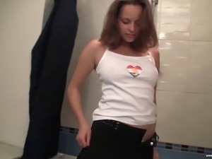 Mary C is a horny chick enjoying a masturbation in a shower