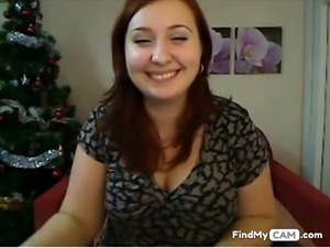 Young chubby Romanian girl gets naked on cam