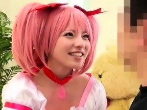 Kinky Japanese teen in uniform gets pumped full of hard meat