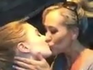 lesbian kissing