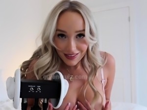Hot ass blonde babe with big boobs sicks big stiff cannon