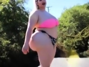 Hot blonde bridgette kerkove sucks big fat cock ass fucked