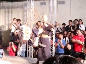 Chinese shibari show