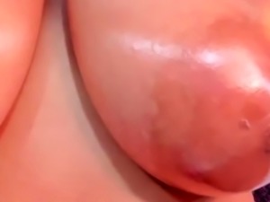 Big boobs milf masturbates with her dildo