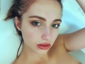 Amateur Teen Strips And Masturbates For Webcam Video
