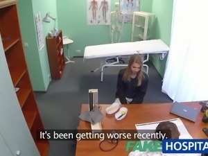 Perv doctor licks and fucks my pussy in the hospital - Violette Pure