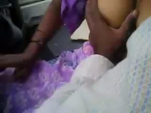 Indian wife gets groped in the back seat