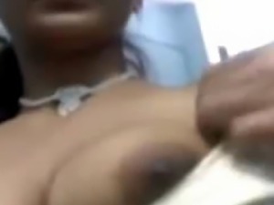 Sexy North Indian Aunty Show her HUGE BOOBS