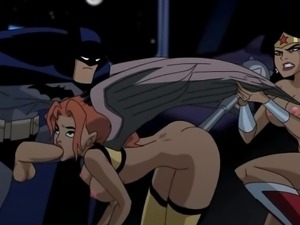 Batman hentai video: superheroes having sex