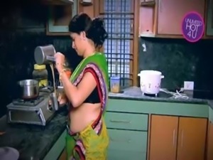 Indian Housewife Tempted Boy Neighbour uncle in Kitchen (Low) free