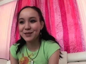 Hot Teen Amai Liu Sucks Cock like a Pro on Casting Couch