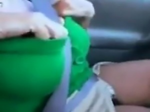 Masturbating During A Drive In The Car