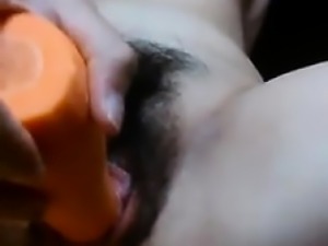 AsianSexPorno.com - Korean girl masturbate with carrot