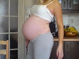 Pregnant that is blonde