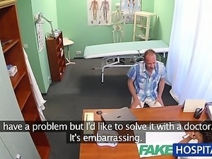 FakeHospital Patient gives his nurse a cream pie