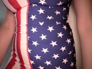 She is a true American hero with her massive boobs. Those bog tits are...