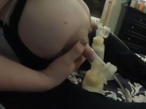 Amateur Huge Engorged Breasts Milking