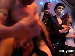 Unusual chicks get entirely crazy and nude at hardcore party