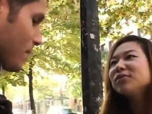 Asian MILF tourist gets fucked by a local guy