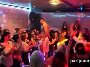 Nasty cuties get fully crazy and stripped at hardcore party