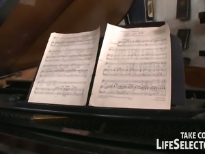 13Spoiled teen Anita Bellini wants her piano teacher to fuck her hard