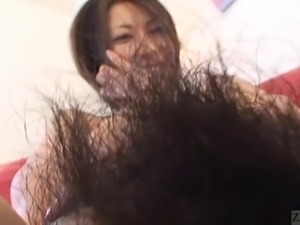 Subtitled Japanese amateur perfect bush naked body check