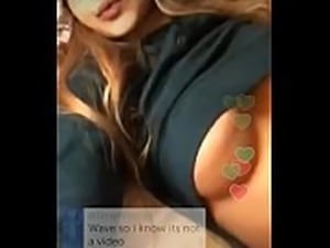Drunk girl on late night periscope breaks the rules!