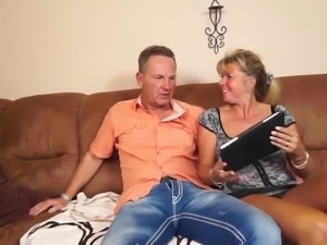 Mature married couple is happy to enjoy swinger sex for orgasm