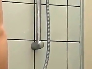 Hot wife sucks a cock and takes it doggystyle in the shower