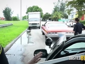 Black dude hunted by the police while driving