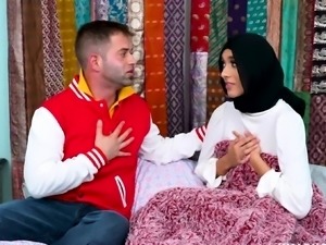 Watching porn with my hijab best friend