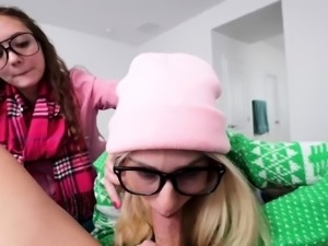 Emma Rosie and Mira Monroe licks each others pussies