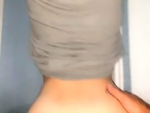 Amateur blonde ass fucked