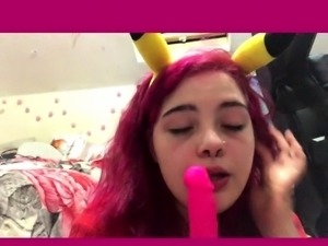 Pregnant Redhead Webcam Masturbation