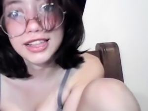 Shy but very cute japanese teen solo fresh pussy playing fun