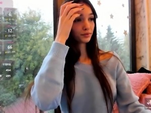 Big boobs webcam slut toys her asshole