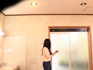 Japanese babe fucked outdoors