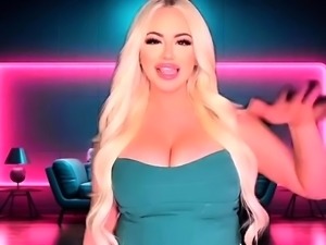 Two big tit blonde babes fucking a big